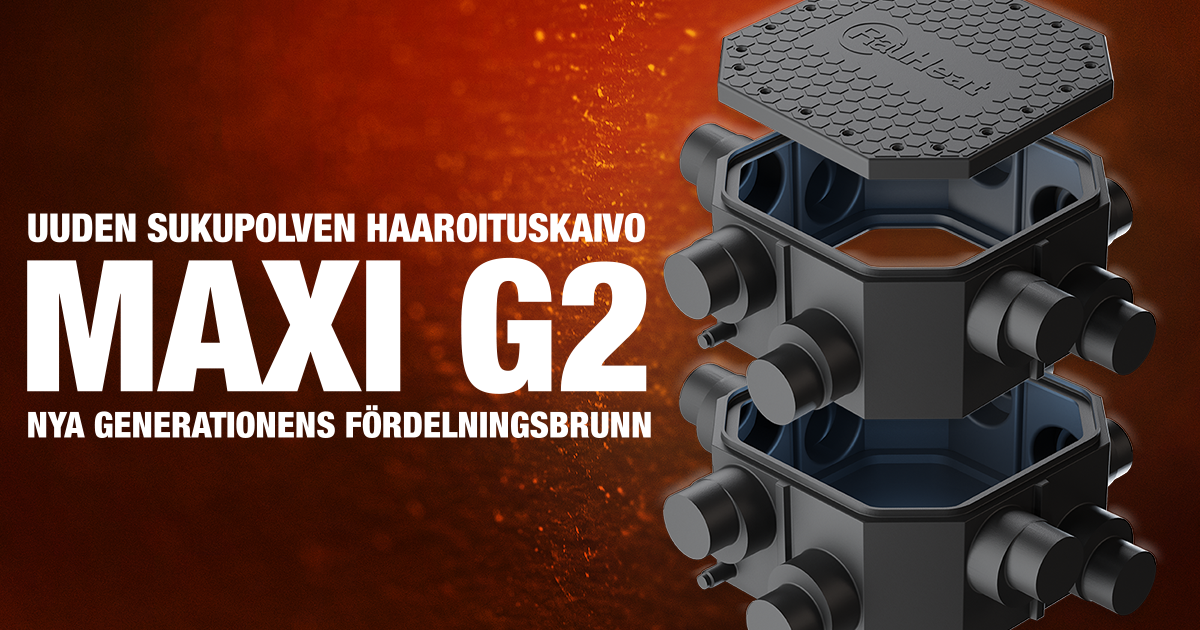 Maxi G2  haaroituskaivo fördelningsbrunn