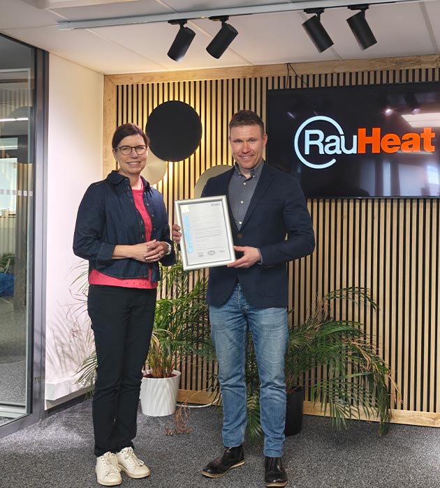 Rauheat sai ISO-sertifikaatit