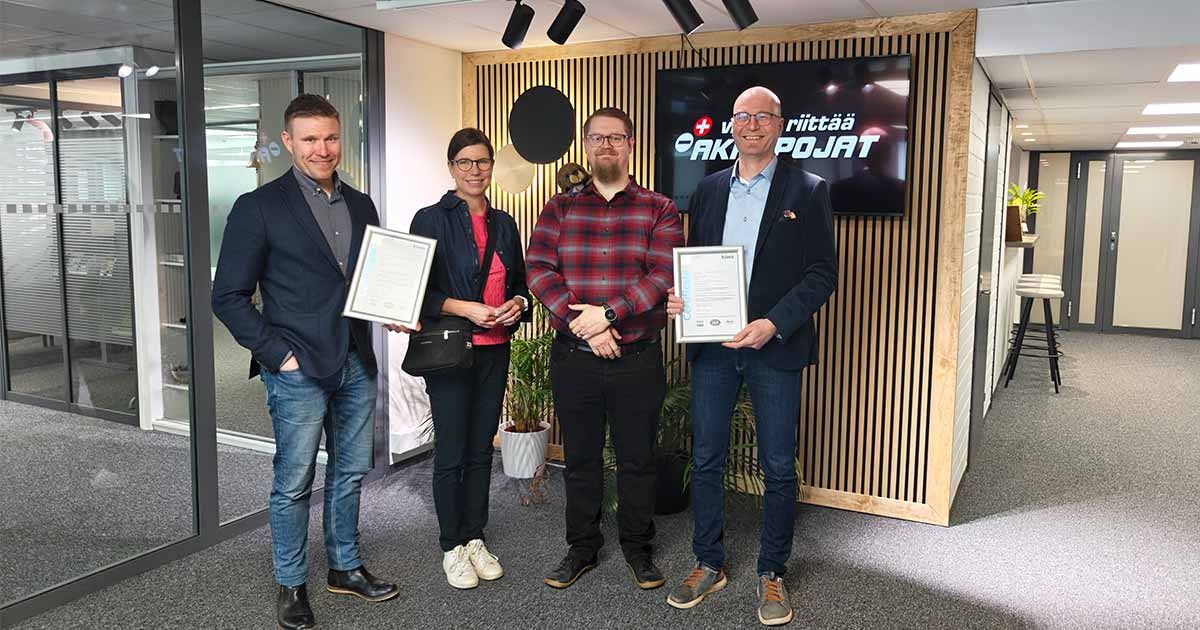 Rauheat sai ISO-sertifikaatit