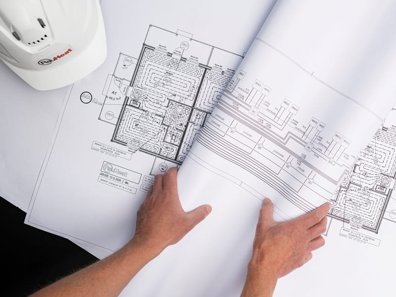 Lattailämmitysuunnitelma RauHeat