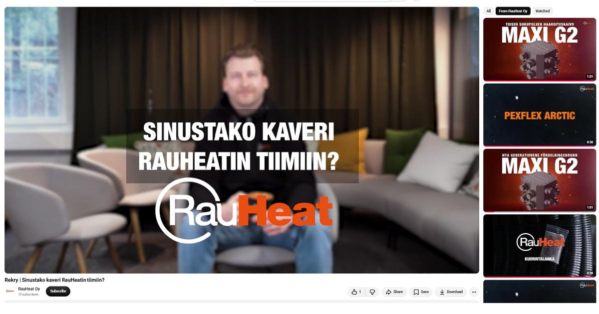 rauheat youtube